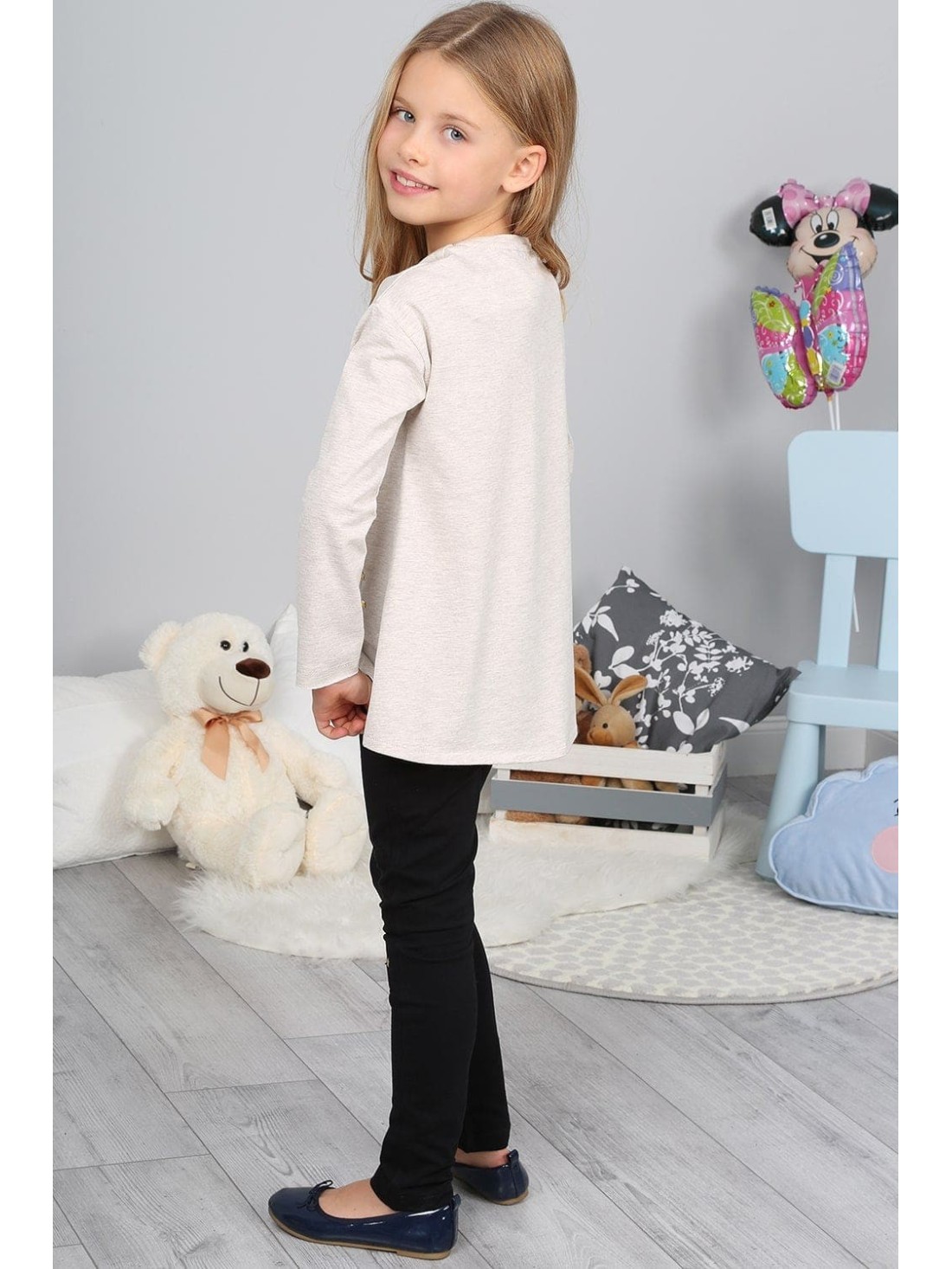 Beigefarbenes Kinderset NDZ8133 – Online-Shop – Boutique